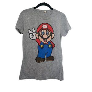 Super Mario Brothers Y2K Vintage Graphic T-Shirt – Size Medium 🎮👕